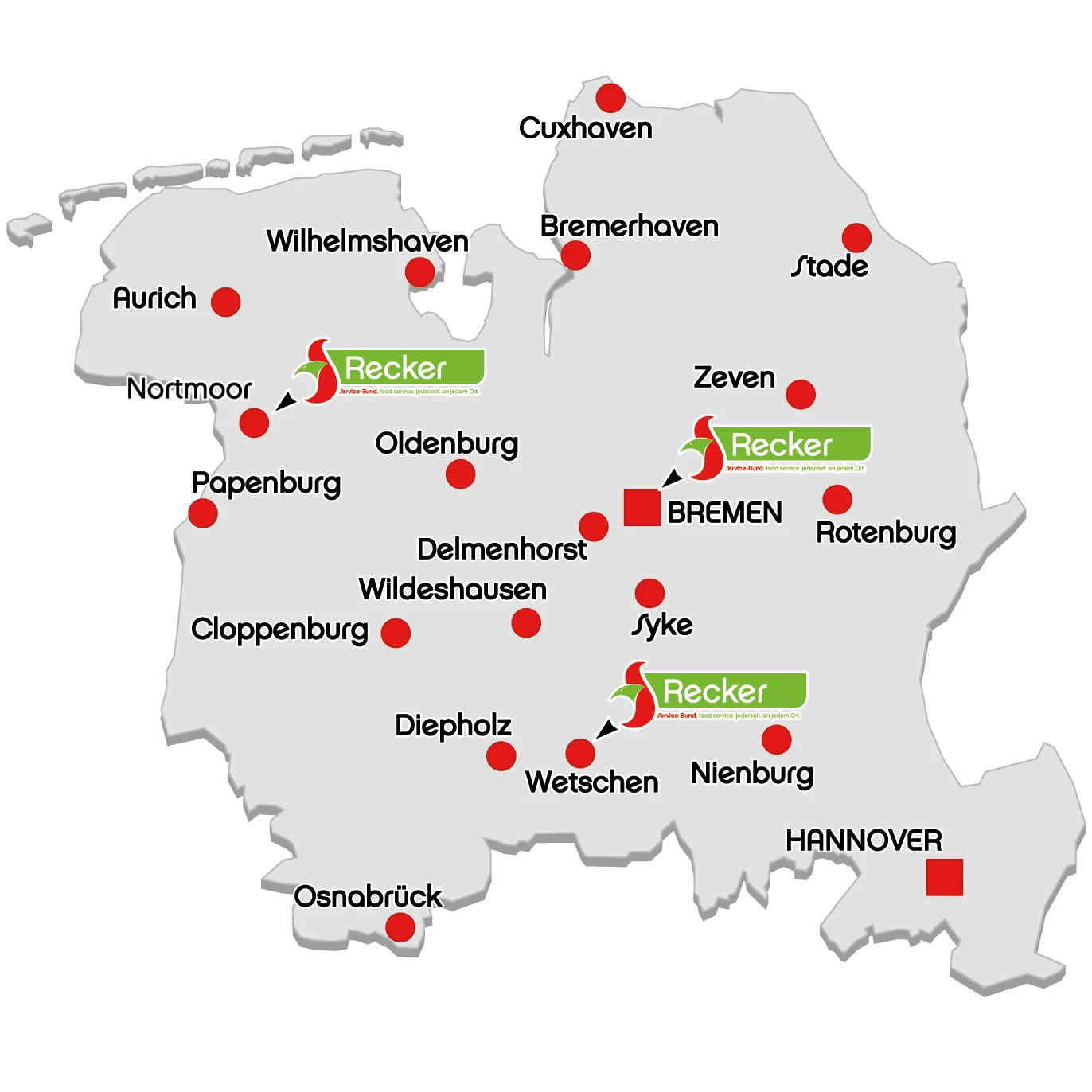 Unser Liefergebiet