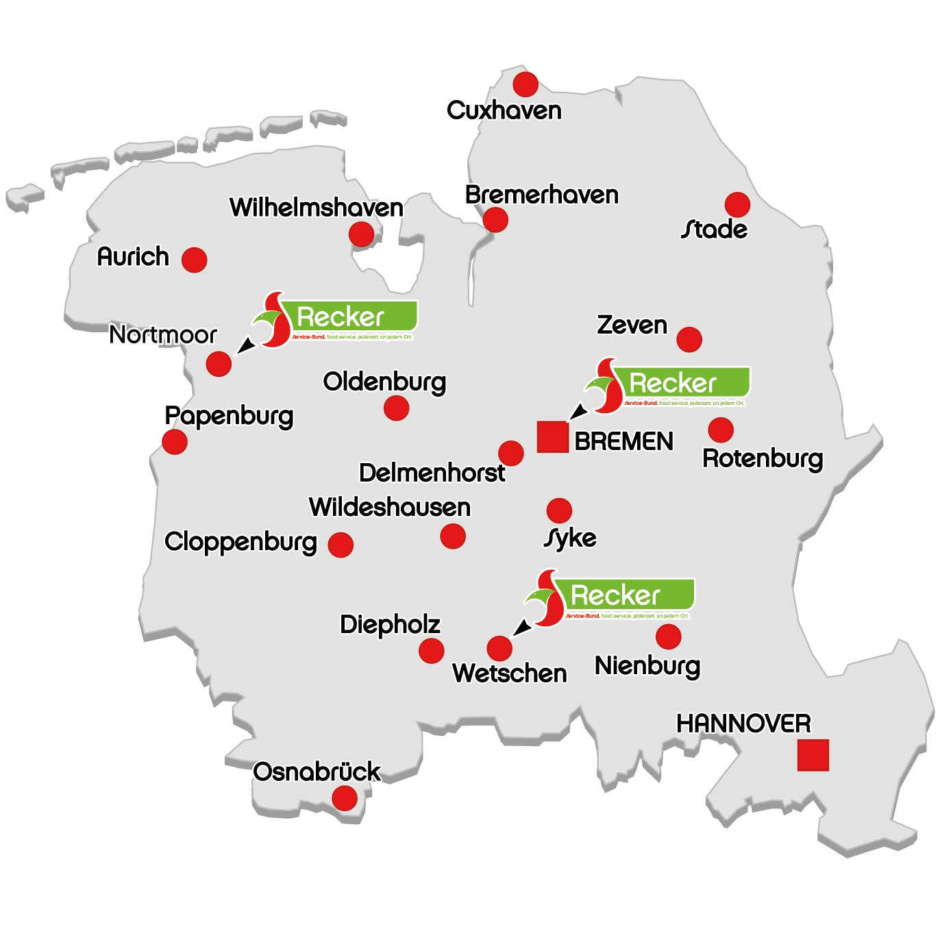 Unser Liefergebiet