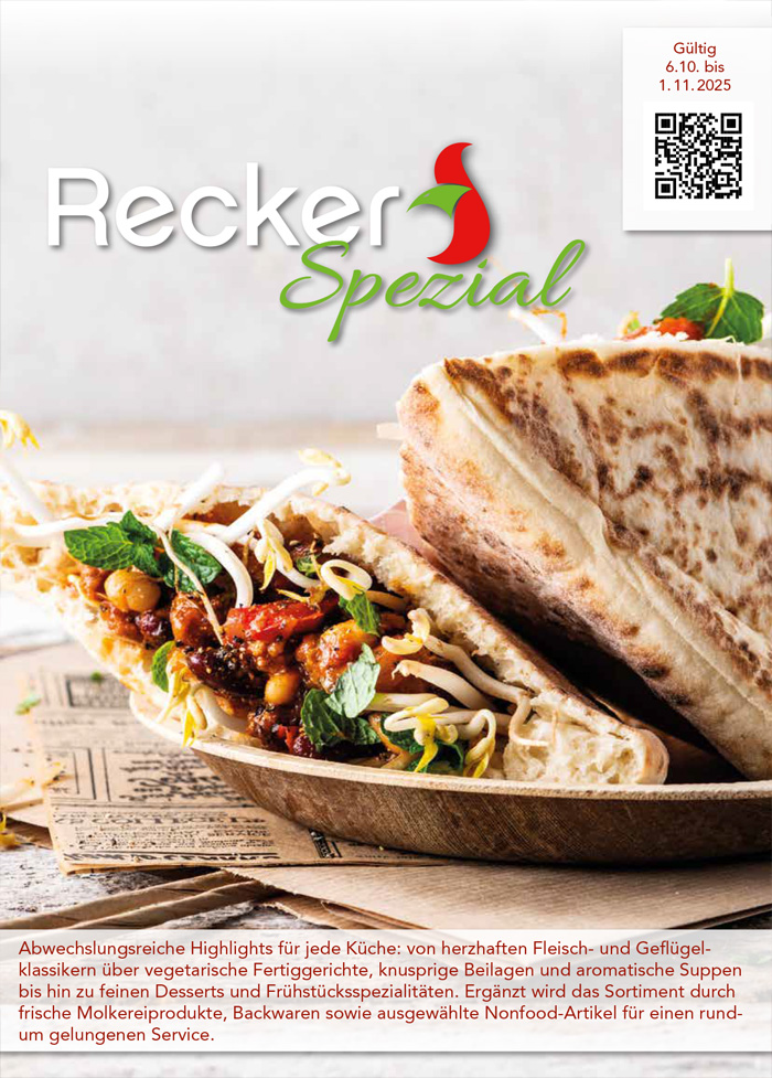 Recker Spezial Oktober 2025 Recker Spezial Oktober 2025