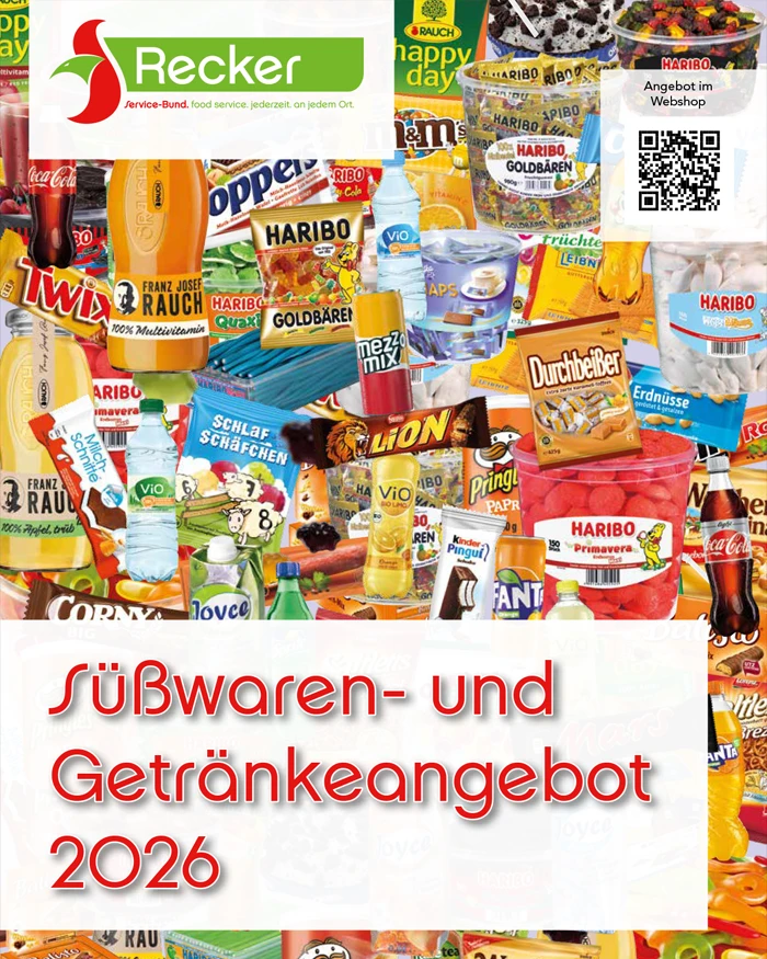 Recker Süßwarenangebot 2026